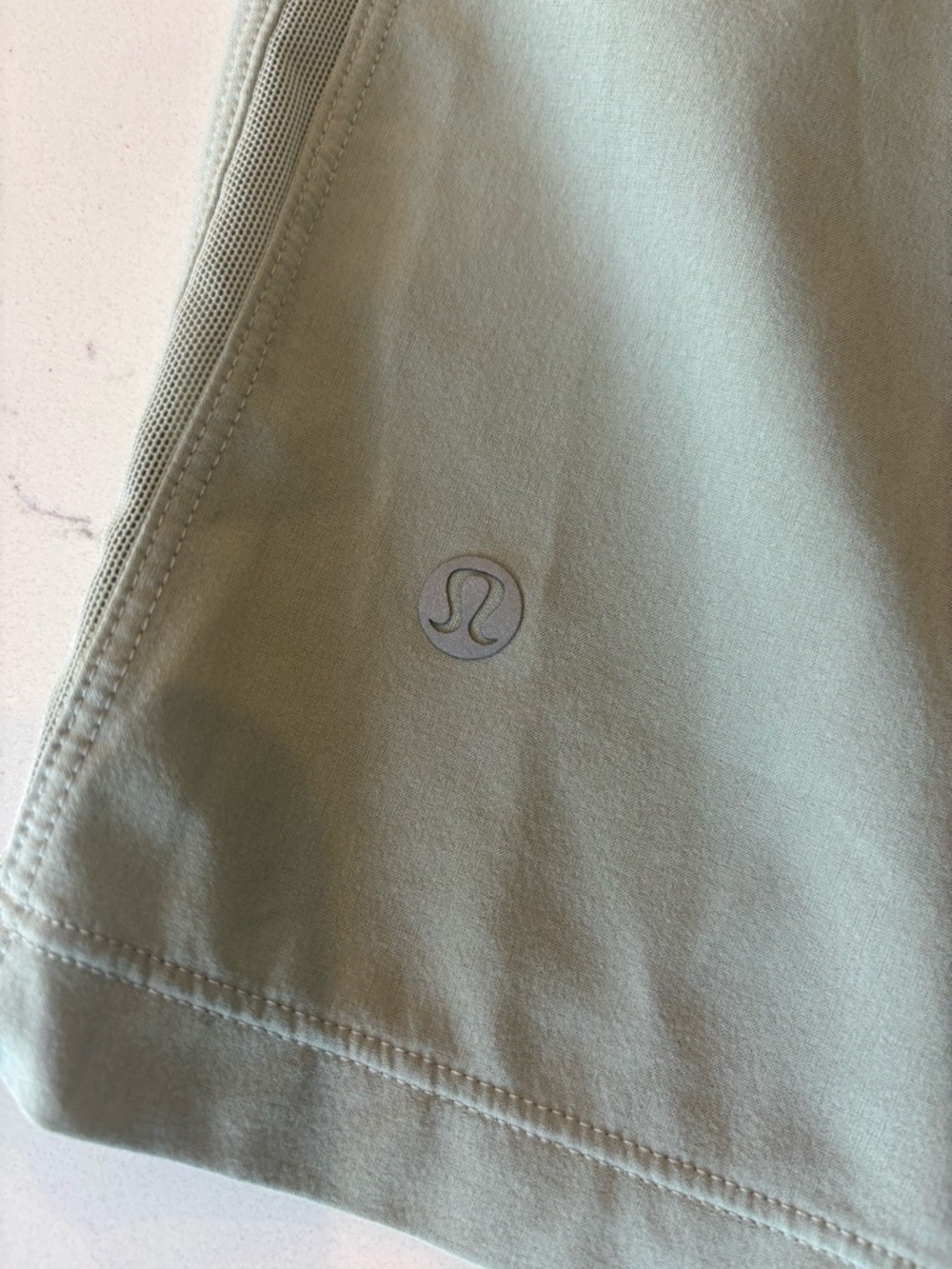 Lululemon Pace Breaker Green Grey Men’s Running Training Athletic liner - Picture 5 of 6